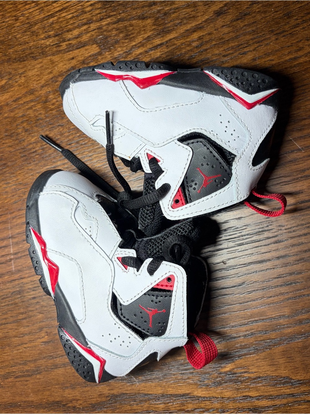Jordan Kids Sneakers - White, Black & Red